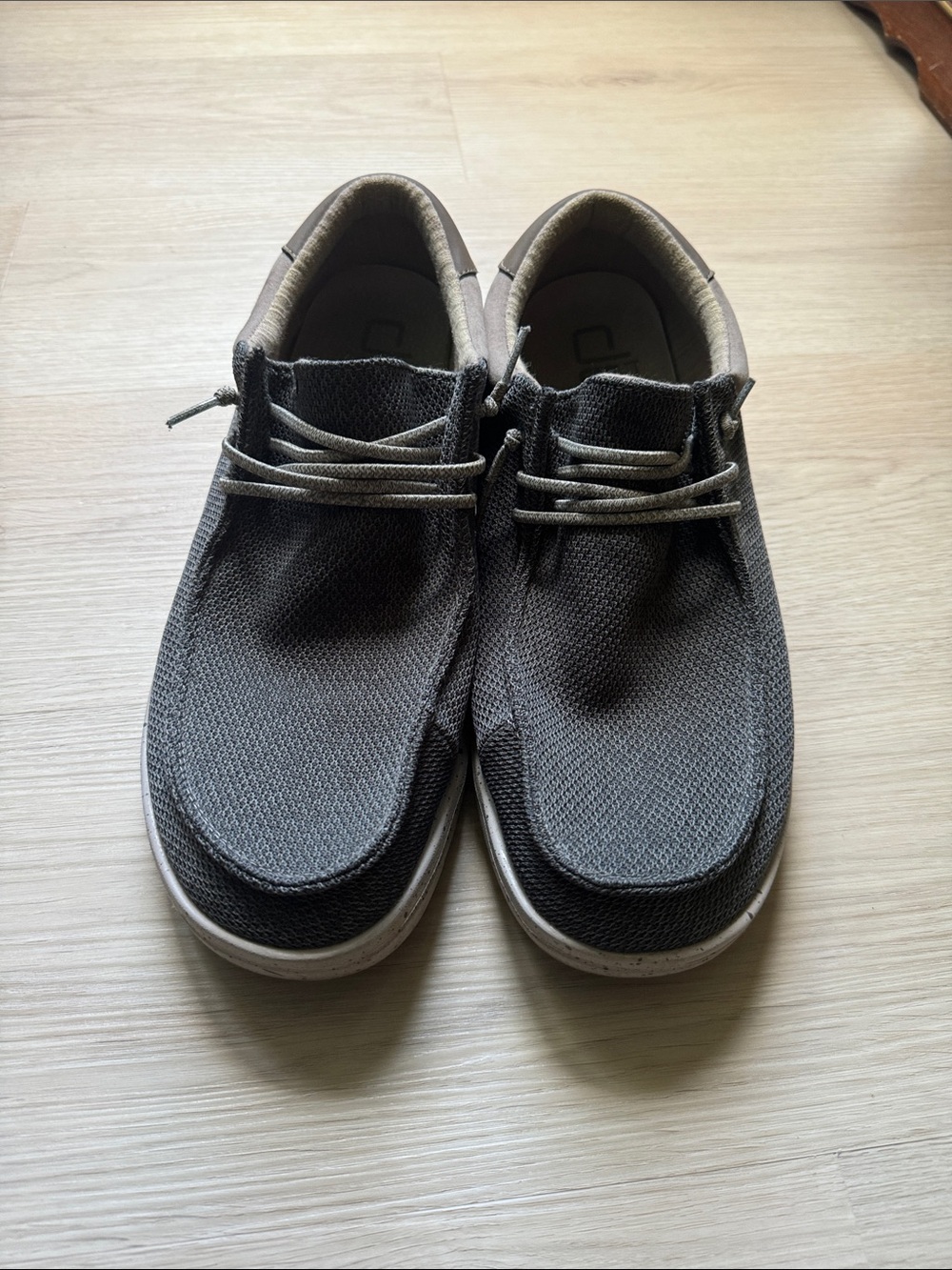 Hey Dude Stretch Slip-Ons in Dark Gray